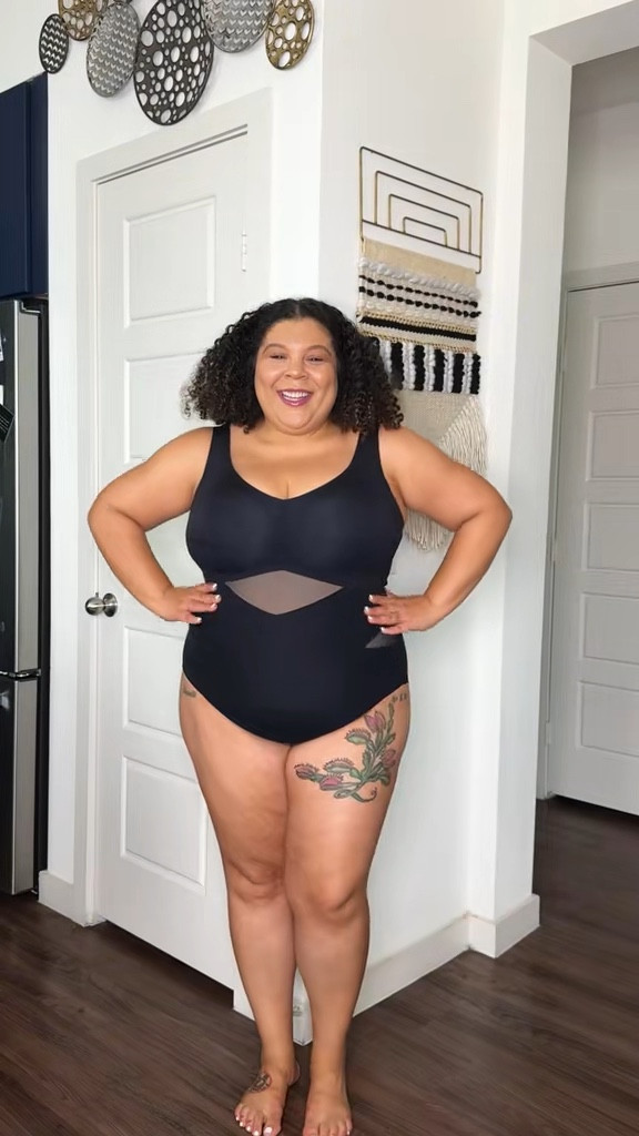 Ladies this is the shapewear you need in your life! I’m wearing a size 1x in this Honey Love one piece body suit. It was comfortable, the perfect size and the curves absolutely were snatched. I’m a size 18 and this would allow me ease of wear on studio and non studio days. 

#LTKPlusSize #LTKWorkwear #LTKgrwm