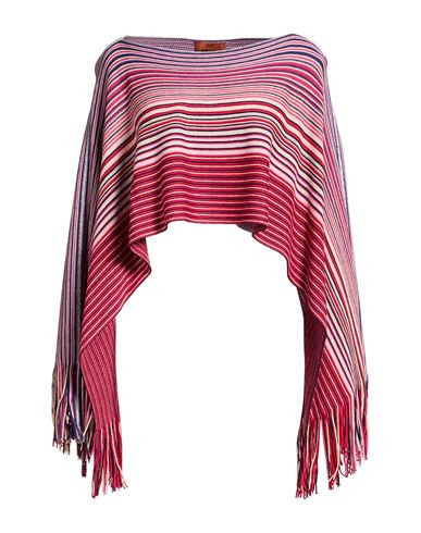 Missoni Woman Cape Fuchsia Size ONESIZE Wool, Acrylic | YOOX (US)