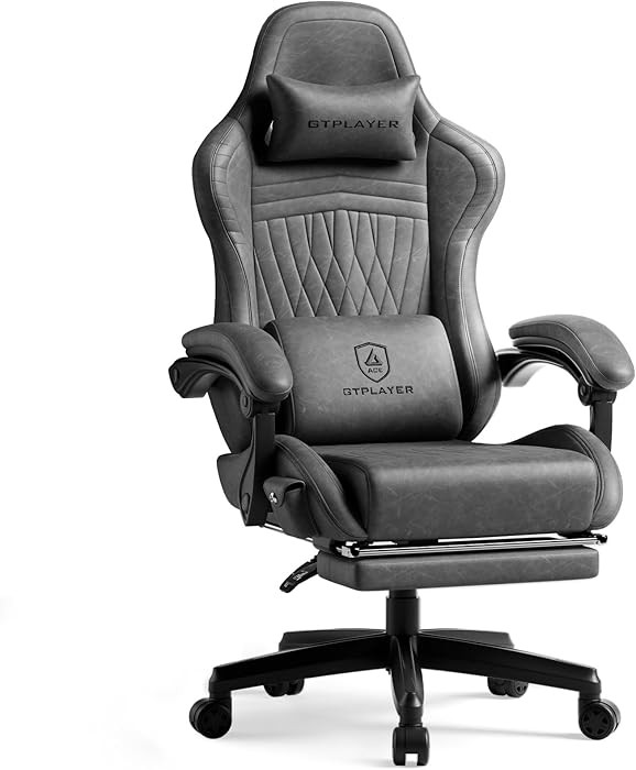 GTPLAYER Gaming Chair with Speakers, Video Game Chairs with Footrest, PC Gamer Chairs for Adults ... | Amazon (US)