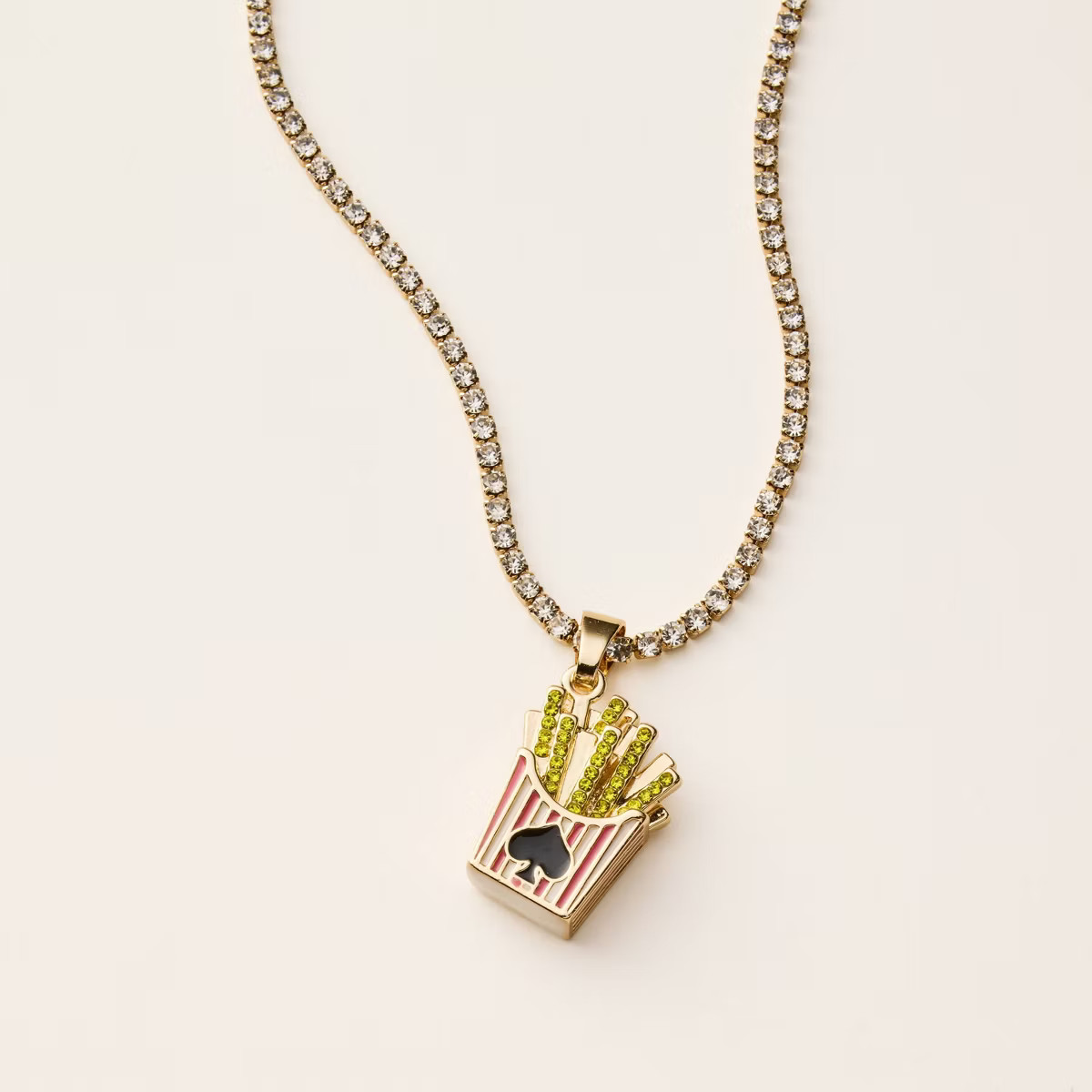French Fry Charm Tennis Necklace - kate spade new york x Target™ Gold | Target