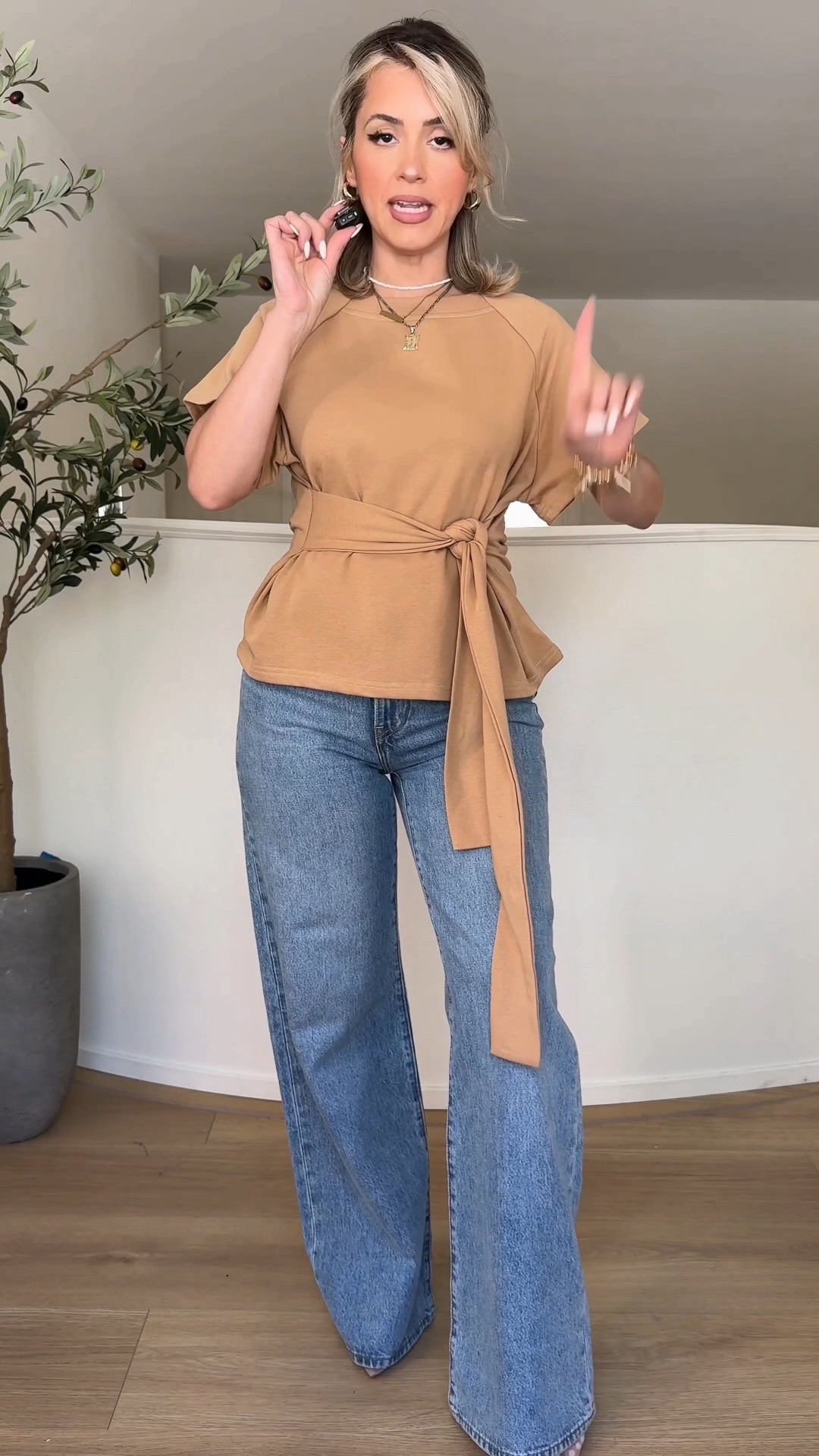 Perfect top for office or church 🤩 wearing small

Jeans size 27 in the color not the same medium wash

#LTKStyleTip

#LTKootd #LTKWorkwear #LTKU