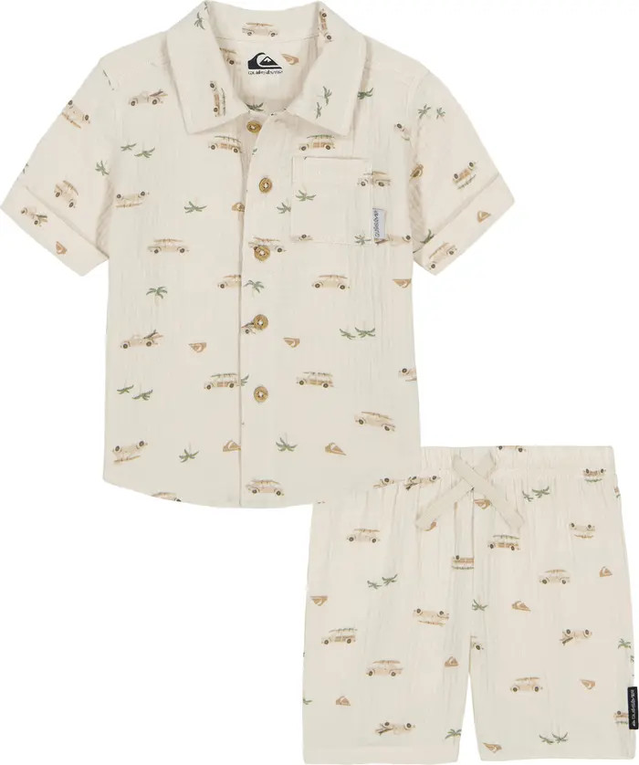 Quiksilver Cabana Button-Up Shirt & Shorts Set | Nordstromrack | Nordstrom Rack