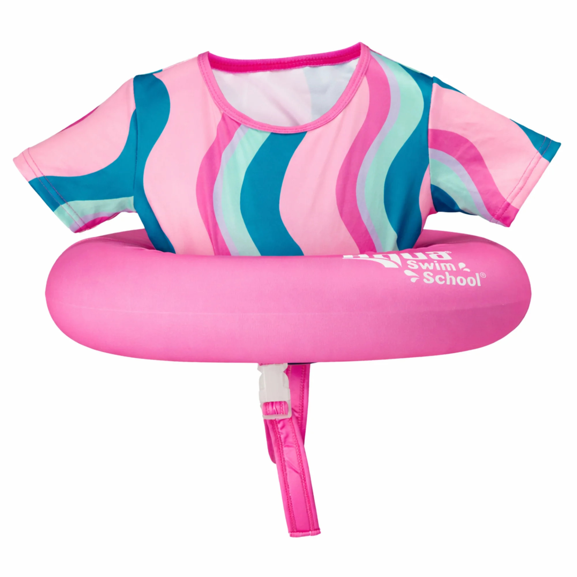 Aqua SwimSchool Inflatable Tot Trainer Pool Float with Adjustable Strap, Ages 2-4, 25-37 lbs, Pin... | Walmart (US)