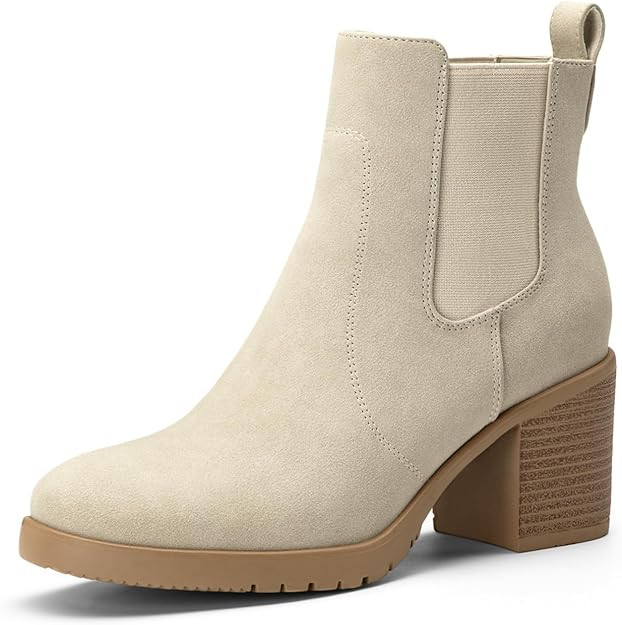 Women's Slip On Elastic Chelsea Ankle Boots | Amazon (US)