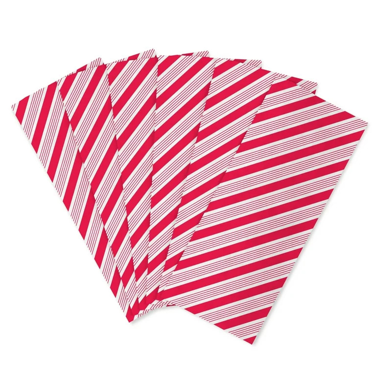 American Greetings 20 in. x 20 in. Christmas Single Design Gift Wrap Tissue Paper Sheets, Candy C... | Walmart (US)