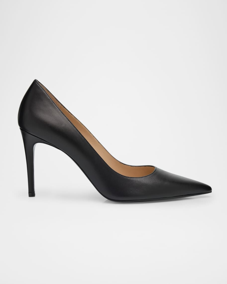 Stuart Power 85 Leather Pumps | Neiman Marcus