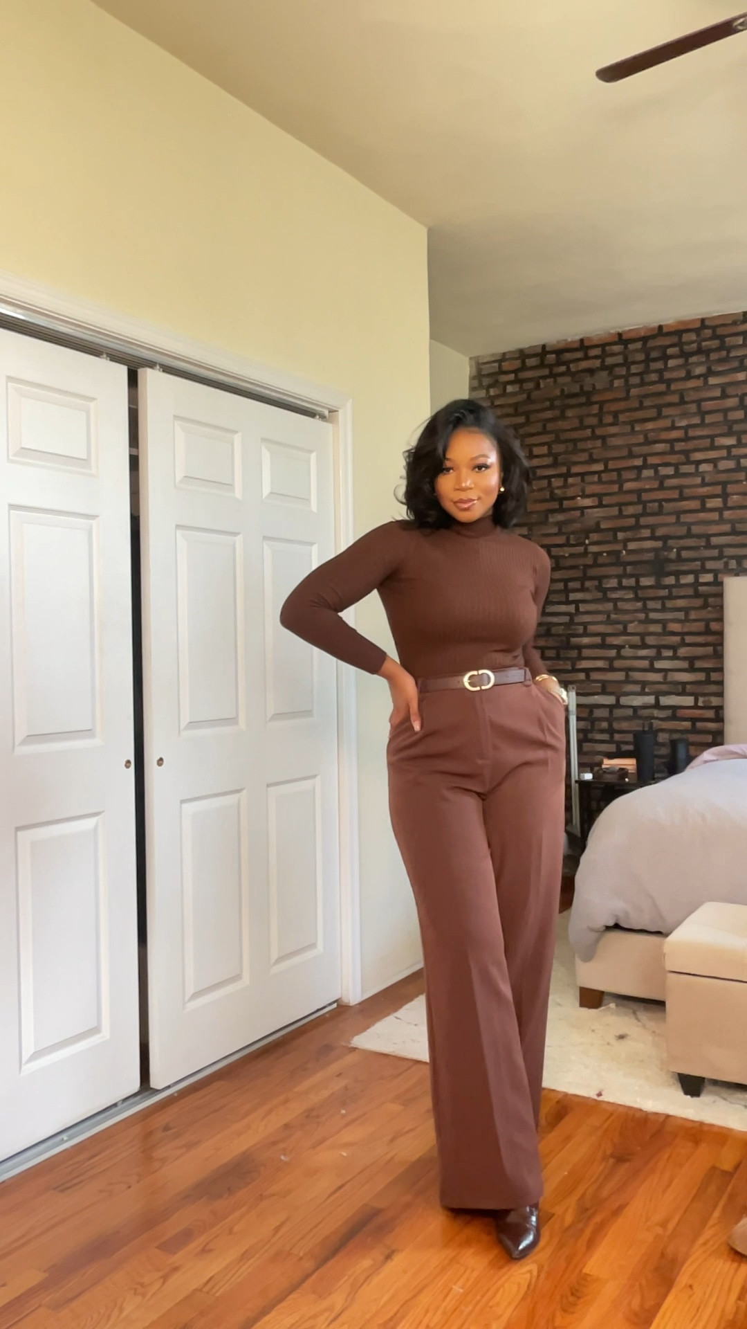 Turtleneck from Zara 
Boots are from INC but old 🥹