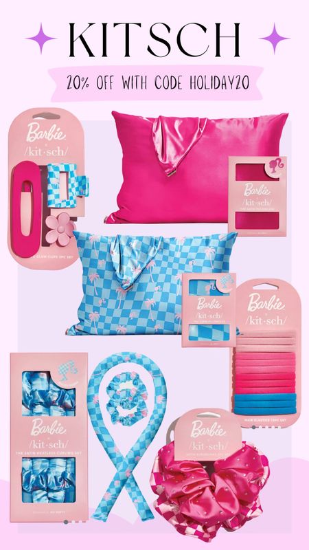 Gift idea for her! Barbie X Kitsch on sale now! 
#giftsforher #giftfortween #giftforteen

#LTKHolidaySale #LTKCyberWeek #LTKGiftGuide
