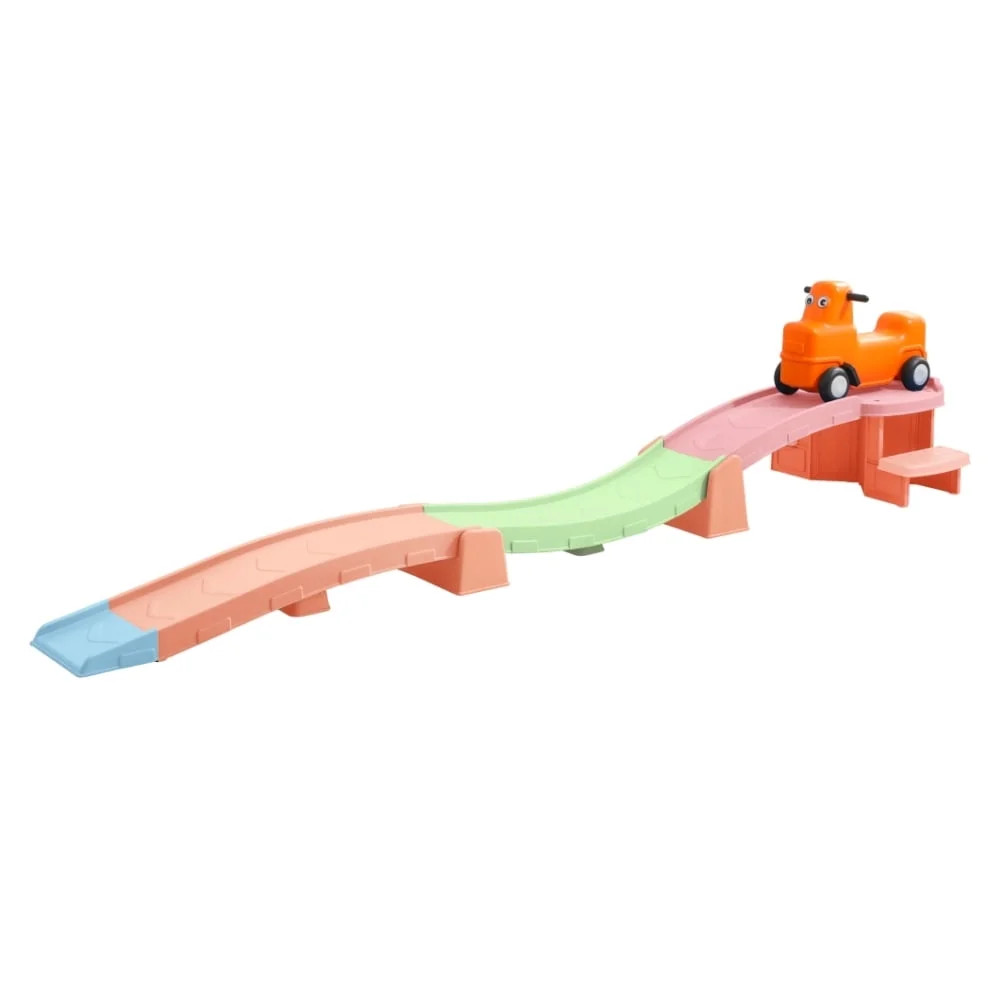 Up & Down Roller Coaster Toys for Toddlers Push Car Outdoor Playset with Farther & Faster Track E... | Walmart (US)