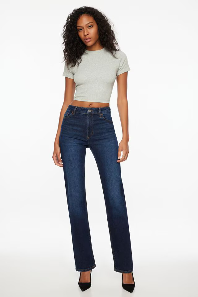 Chiara Slim Straight Jeans | Dynamite Clothing