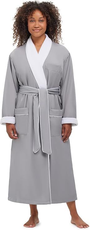 Plush Lined Microfiber Bath Robe for Women or Men - Super Soft, Durable Luxury Spa, Resort & Hote... | Amazon (US)