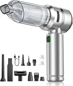 Car Vacuum,3 Suction Modes,Portable Mini Cordless Cleaner with 24000pa Suction Power,Type-C Charg... | Amazon (US)