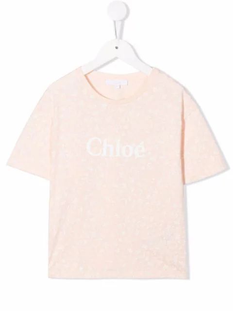 logo print T-shirt | Farfetch Global