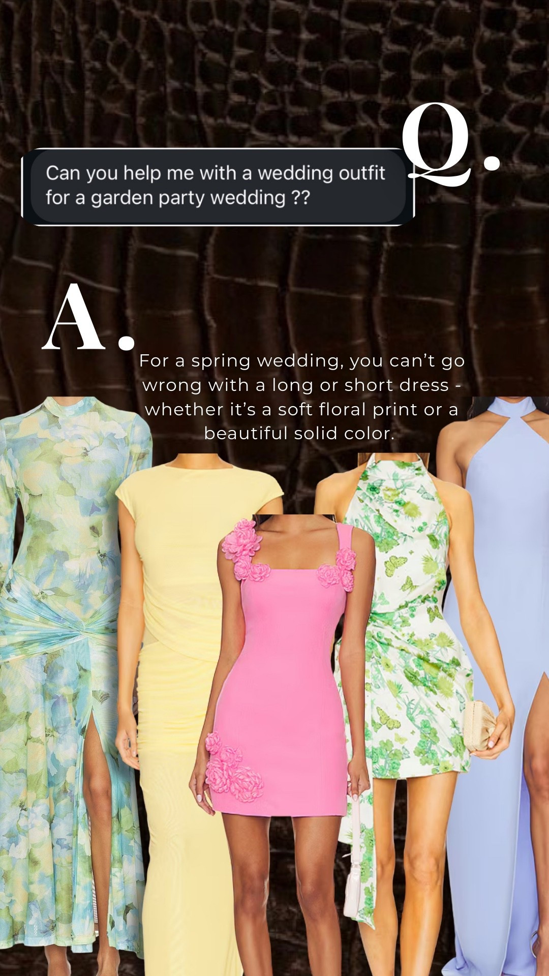 You can’t go wrong with a long or short dress for a Spring Wedding. From solids to patterns, there are so many options. I linked a ton of options for you! 

Spring dress, dresses, spring wedding outfit 

#LTKootd #LTKPetite #LTKSaleAlert