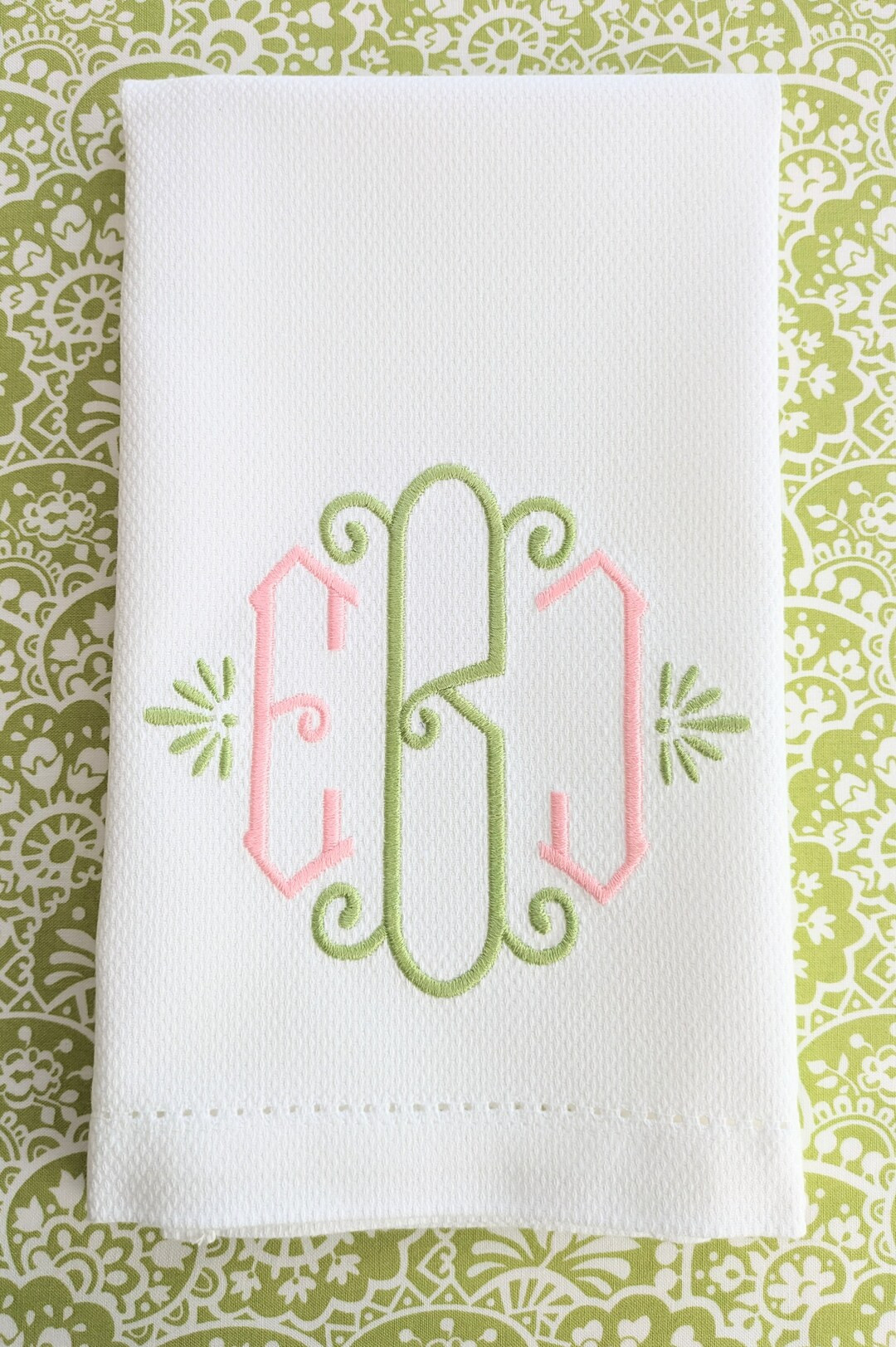 Monogrammed Guest Towel, Personalized Tea Towel, Hostess Gift, Housewarming Gift, Wedding Shower ... | Etsy (US)