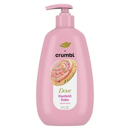 Dove Crumbl Moisturizing Liquid Hand Wash Confetti Cake 12 oz | Walmart (US)
