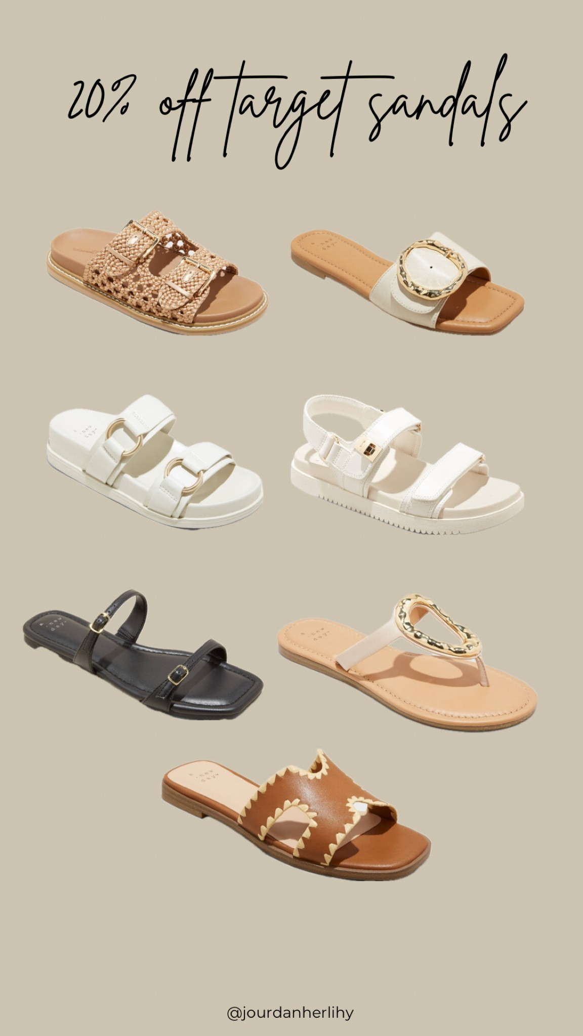 20% off target sandals

#LTKSummerSales #LTKSeasonal #LTKFindsUnder50