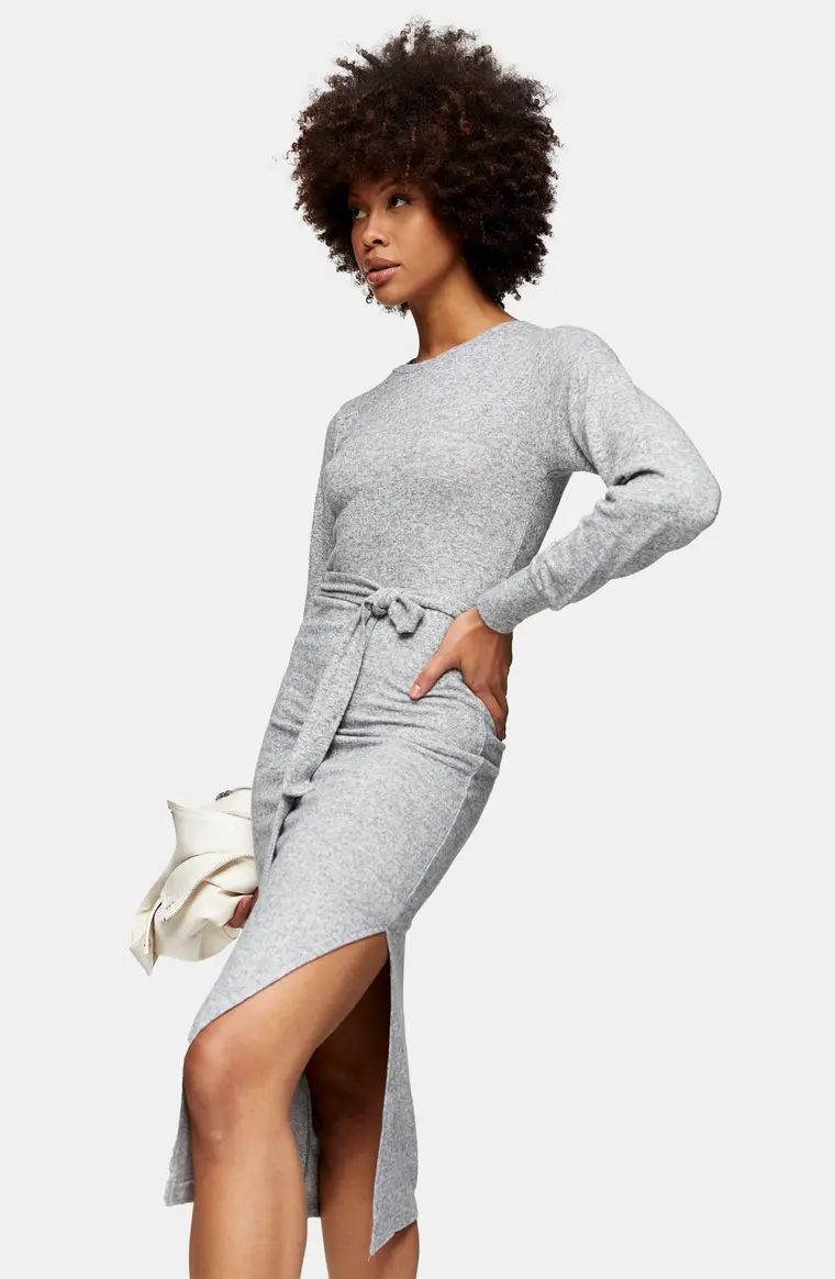 Long Sleeve Knit Midi Dress | Nordstrom