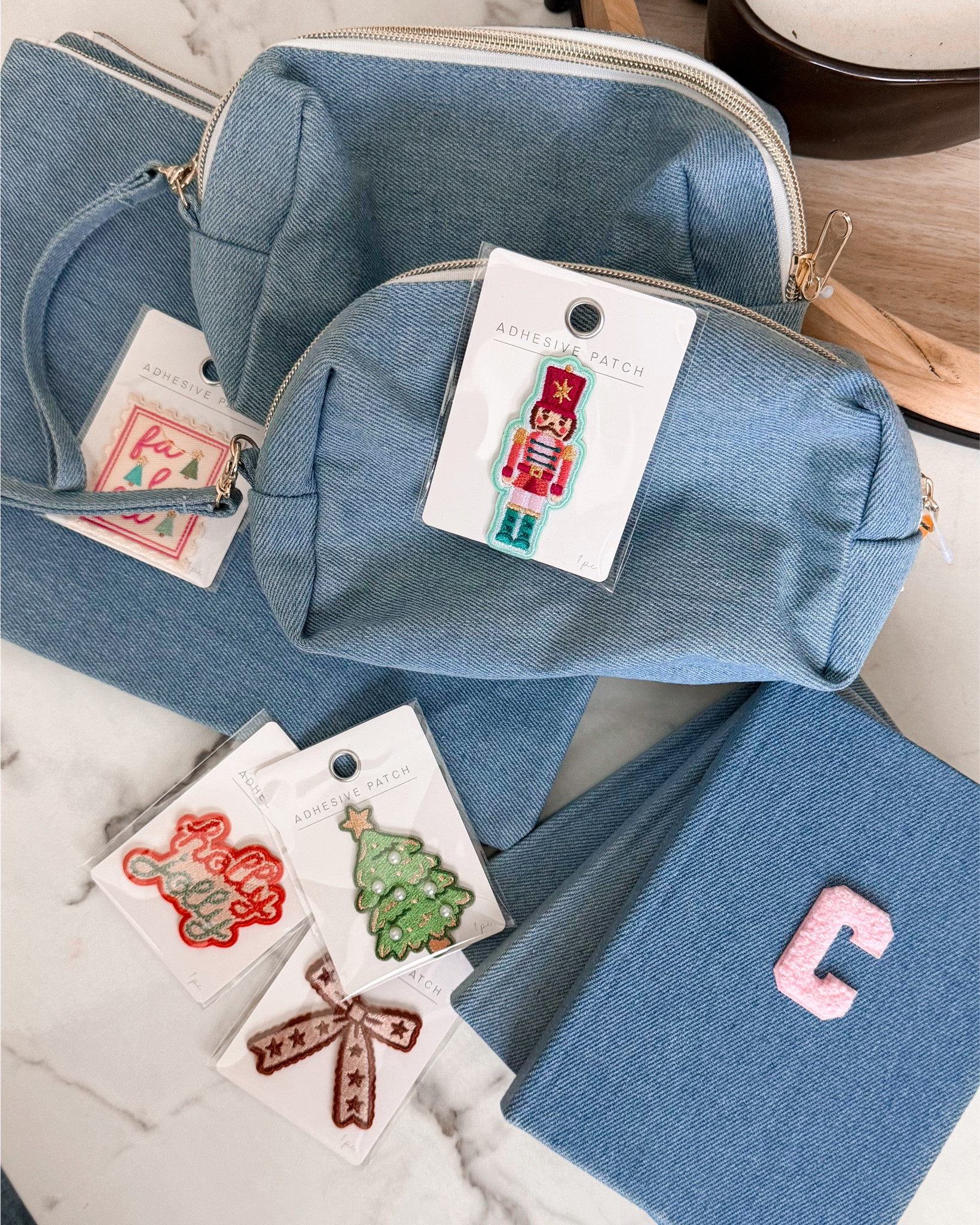 Found the cutest and most affordable gift idea! Loving these little denim notebooks and pouches  for five dollars at target! And these cute holiday and festive patches!

#LTKGiftGuide #LTKOver40 #LTKHoliday