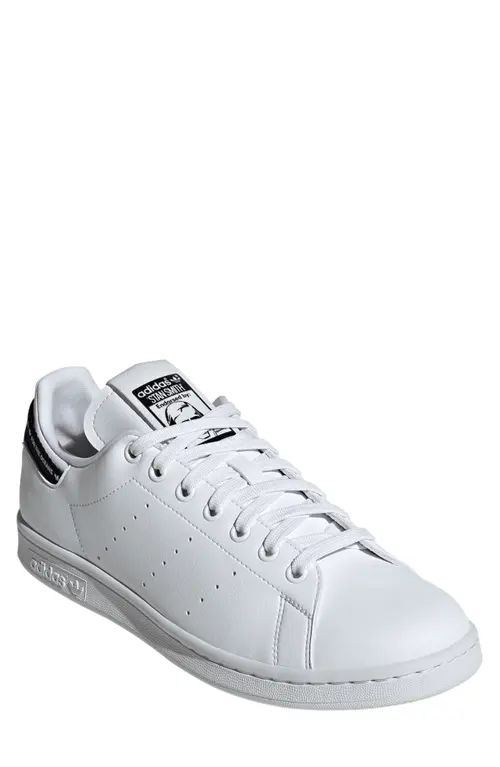 adidas Stan Smith Low Top Sneaker in Ftwr White/Core Black at Nordstrom, Size 13 | Nordstrom