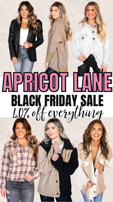 Apricot Lane Black Friday sale - 40% off everything 

#LTKunder100 #LTKsalealert #LTKCyberweek