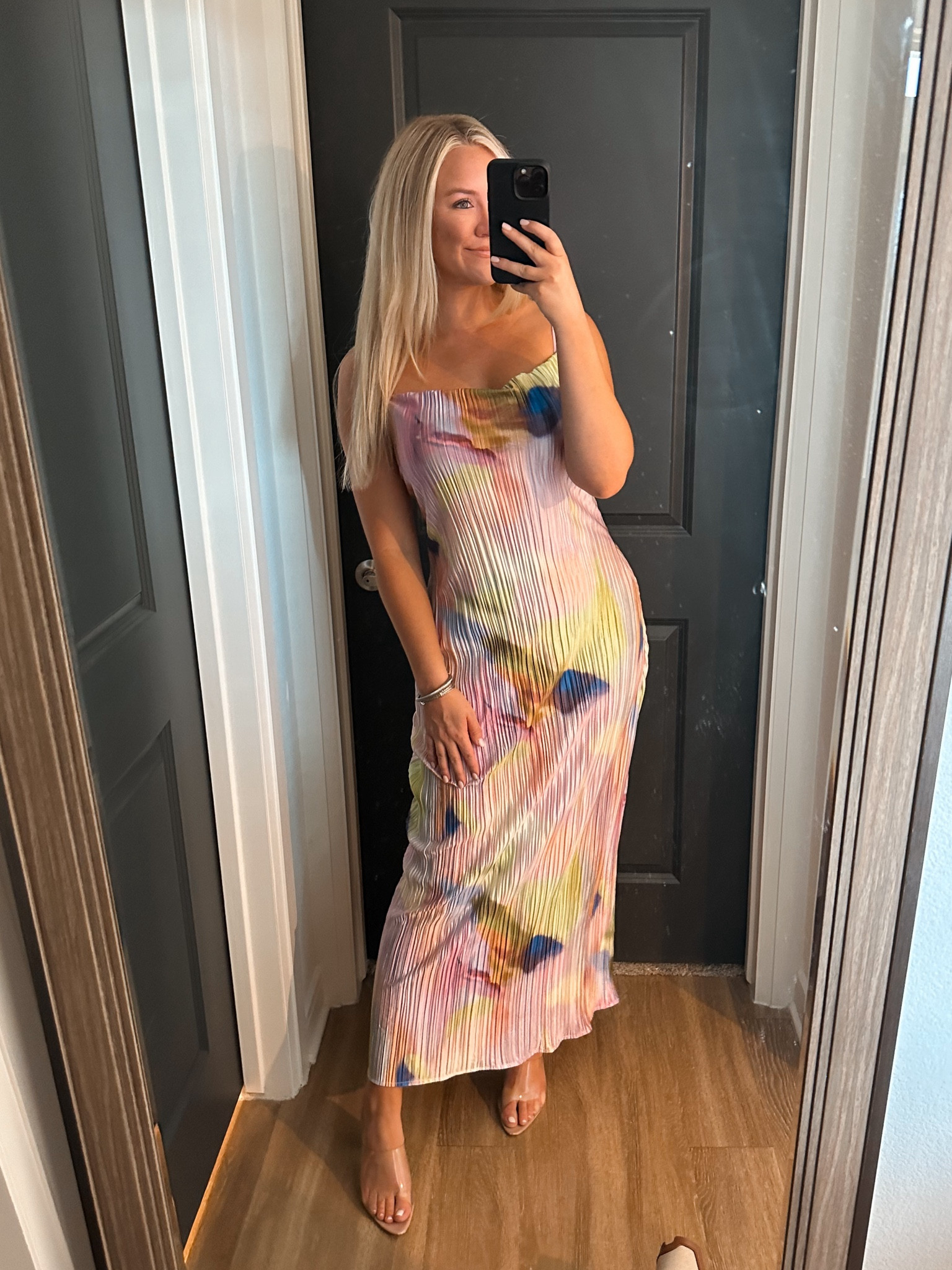 Shoes - true to size. comfortable. most worn work shoe
Dress - true to size, size down if in between 

Amazon outfit. Amazon wedding guest dress. Clear heels. Wedding guest dress. Amazon style. Vintage earrings  

#LTKWedding #LTKShoeCrush #LTKFindsUnder50