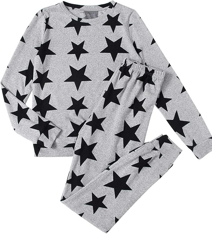 Women's Allover Star Print Tee and Sweatpants Pajama Set | Amazon (US)