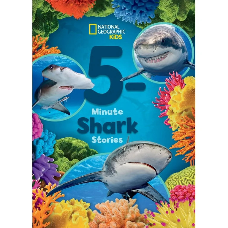 5-Minute Stories National Geographic Kids 5-Minute Shark Stories, (Hardcover) | Walmart (US)