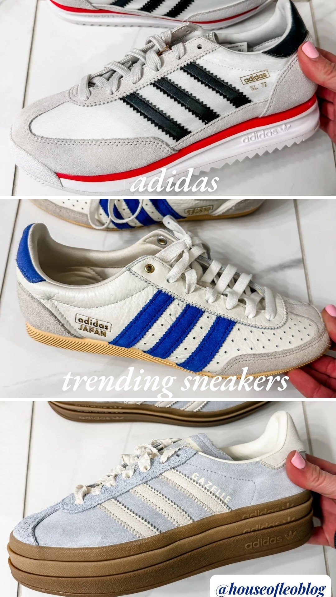 You all know that sneakers are my love language. Here are 3 styles from @adidas I'm loving for spring and summer. All pass my comfort test and are super lightweight and breathable for the warmer months. And with the The FIFA World Cup 2026 about to kick off right here in NJ I had to grab a FIFA World Cup jersey. Even my daughter was impressed with my choice. Between sneakers and jerseys there is so much goodness here. Ok so tell me, which style are you loving the most? #adidaspartner #createdwithadidas

Adidas sneakers size down half.

Adidas sneakers, running sneakers, platform sneakers

#LTKOver40