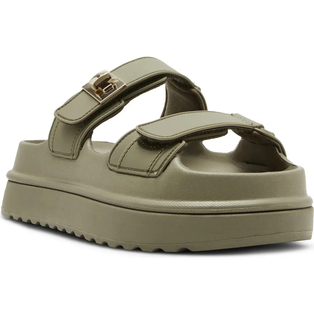 Steve Madden Bigschmona Platform Sandal in Olive at Nordstrom, Size 6 | Nordstrom