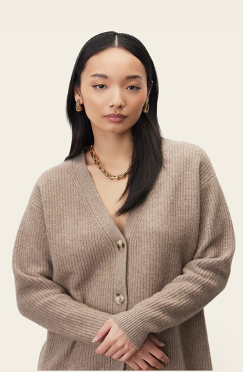 Italic Billie Chunky Boyfriend Cashmere Cardigan | Nordstrom | Nordstrom