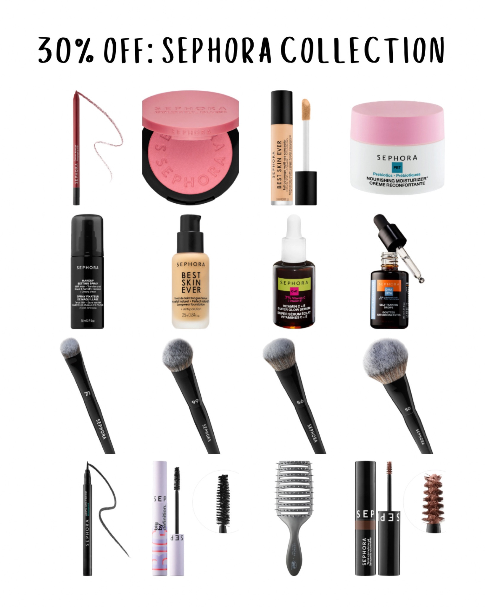 Sephora Collection is 30% off starting TODAY! Now through April 15th 

#LTKstyletip #LTKbeauty #LTKxSephora