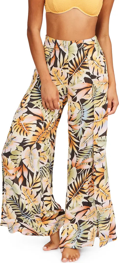 Billabong Split Spirit Floral Wide Leg Pants | Nordstrom | Nordstrom