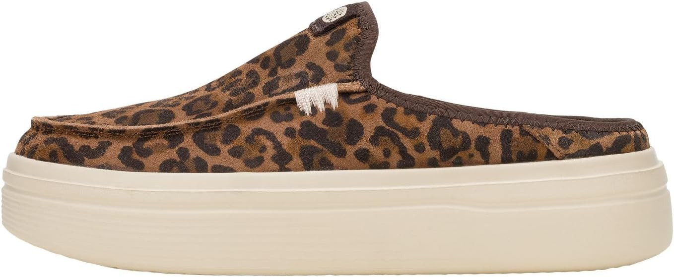 HEYDUDE Women's Austin Lift Platform Mule | Suede Slip On Shoe | Amazon (US)