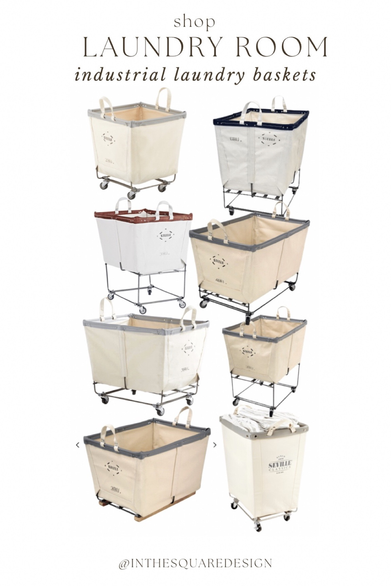Shop Laundry Room Industrial Laundry Baskets

Industrial laundry basket, laundry basket on wheels, wire laundry basket 




#LTKunder100 #LTKunder50 #LTKhome