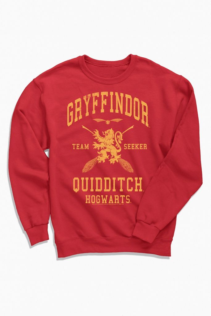 Harry Potter Gryffindor Quidditch Crew Neck Sweatshirt | Urban Outfitters (US and RoW)