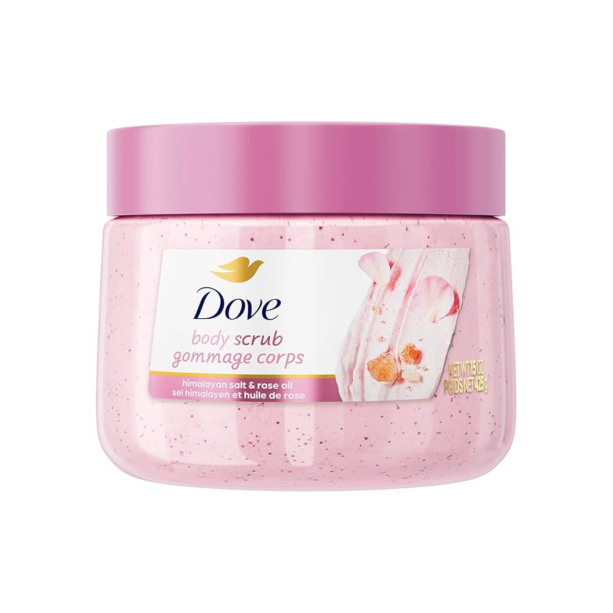 Dove Himalayan Salt & Rose Oil Body Scrub Exfoliates and Deeply Nourishes for Smooth, Radiant Ski... | Amazon (US)