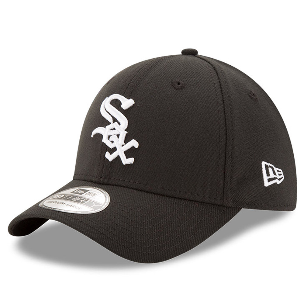 Men's New Era Black Chicago White Sox MLB Team Classic 39THIRTY Flex Hat | Fanatics