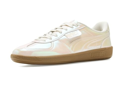 PUMA Women's Palermo Pearlized Shoes Warm White/Gold 7.5 Medium | Amazon (US)