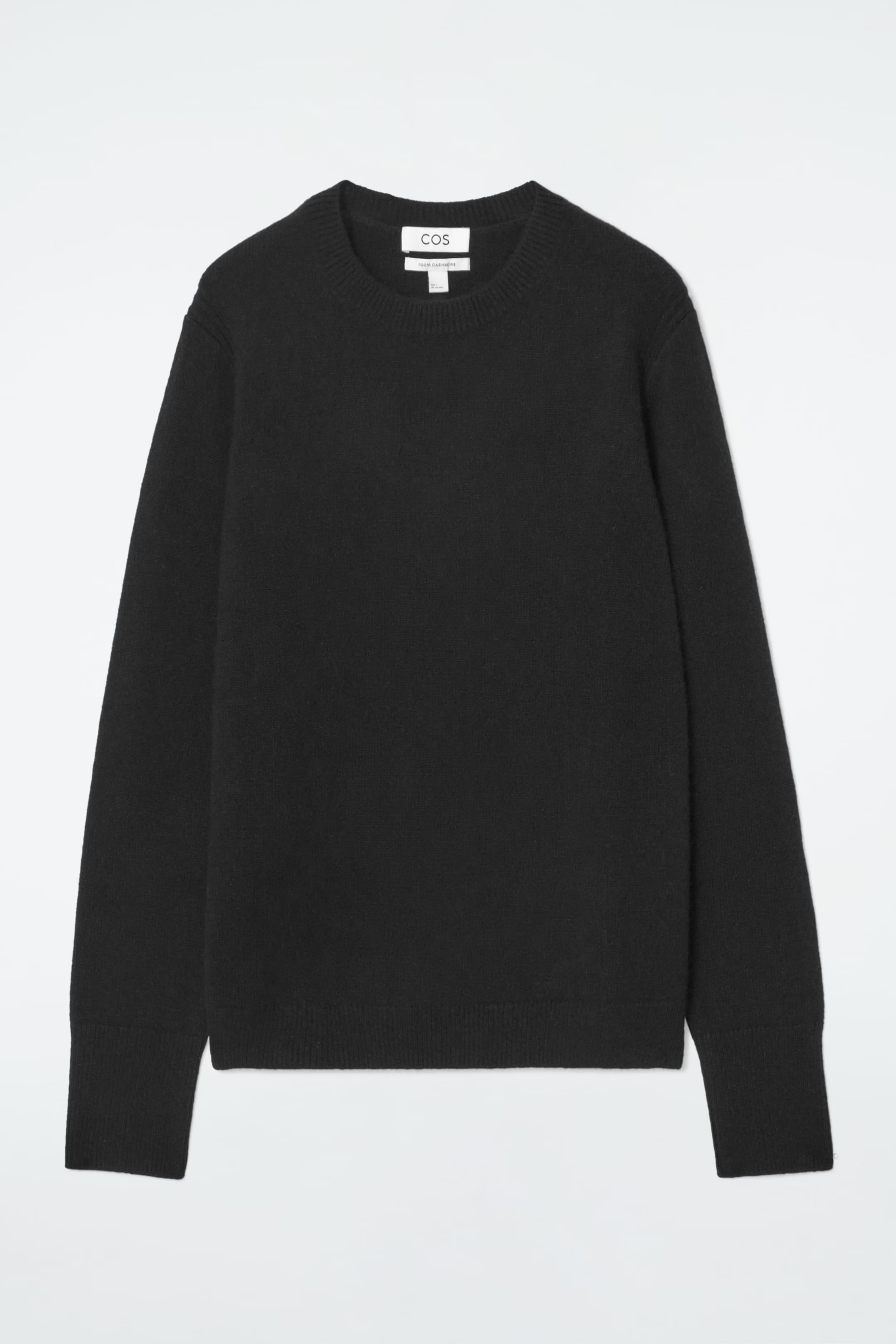 PURE CASHMERE JUMPER - BLACK | COS UK