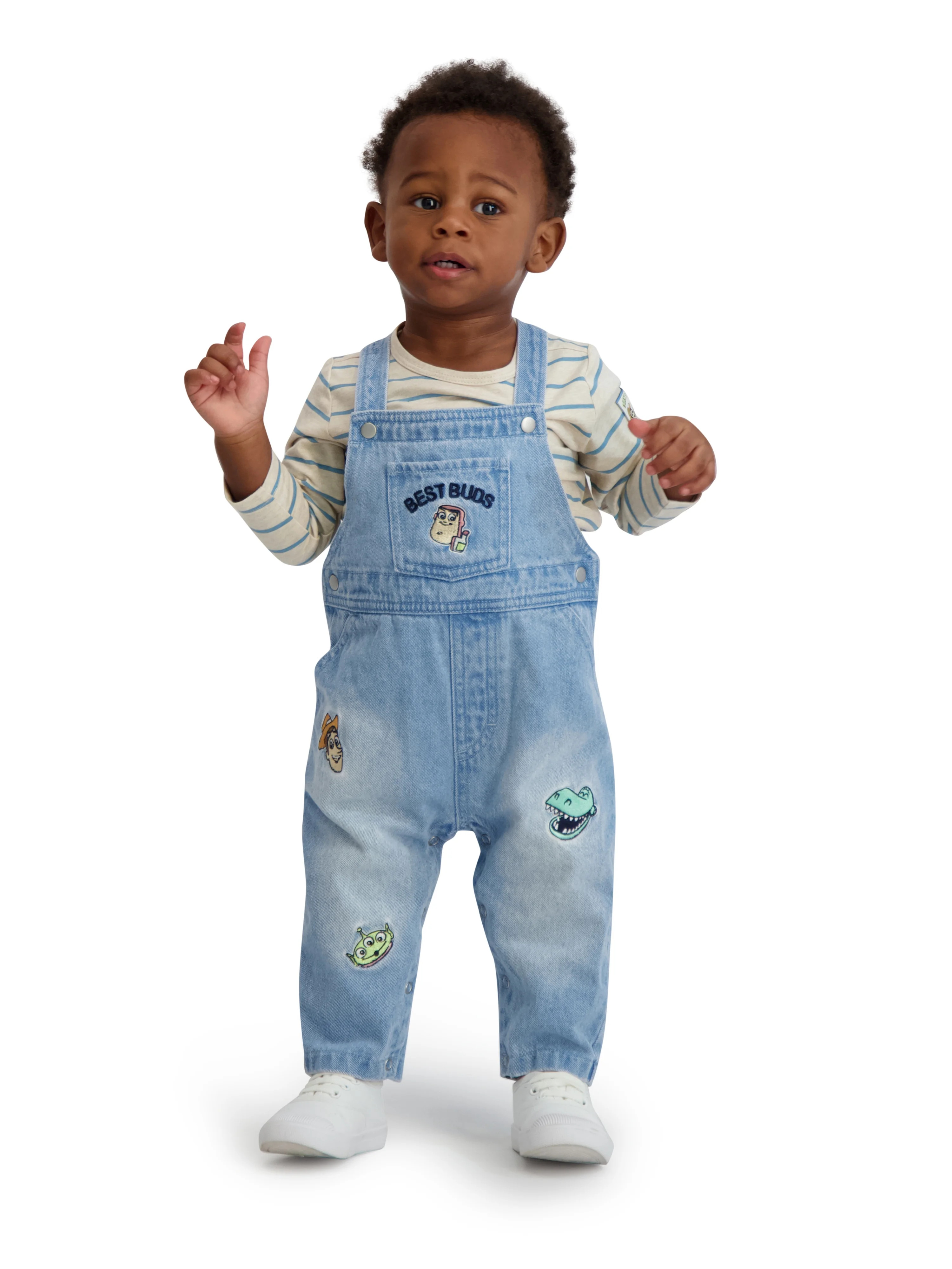 Toy Story Baby Boy 2 Piece Overall Set, Sizes 0-24 Months | Walmart (US)