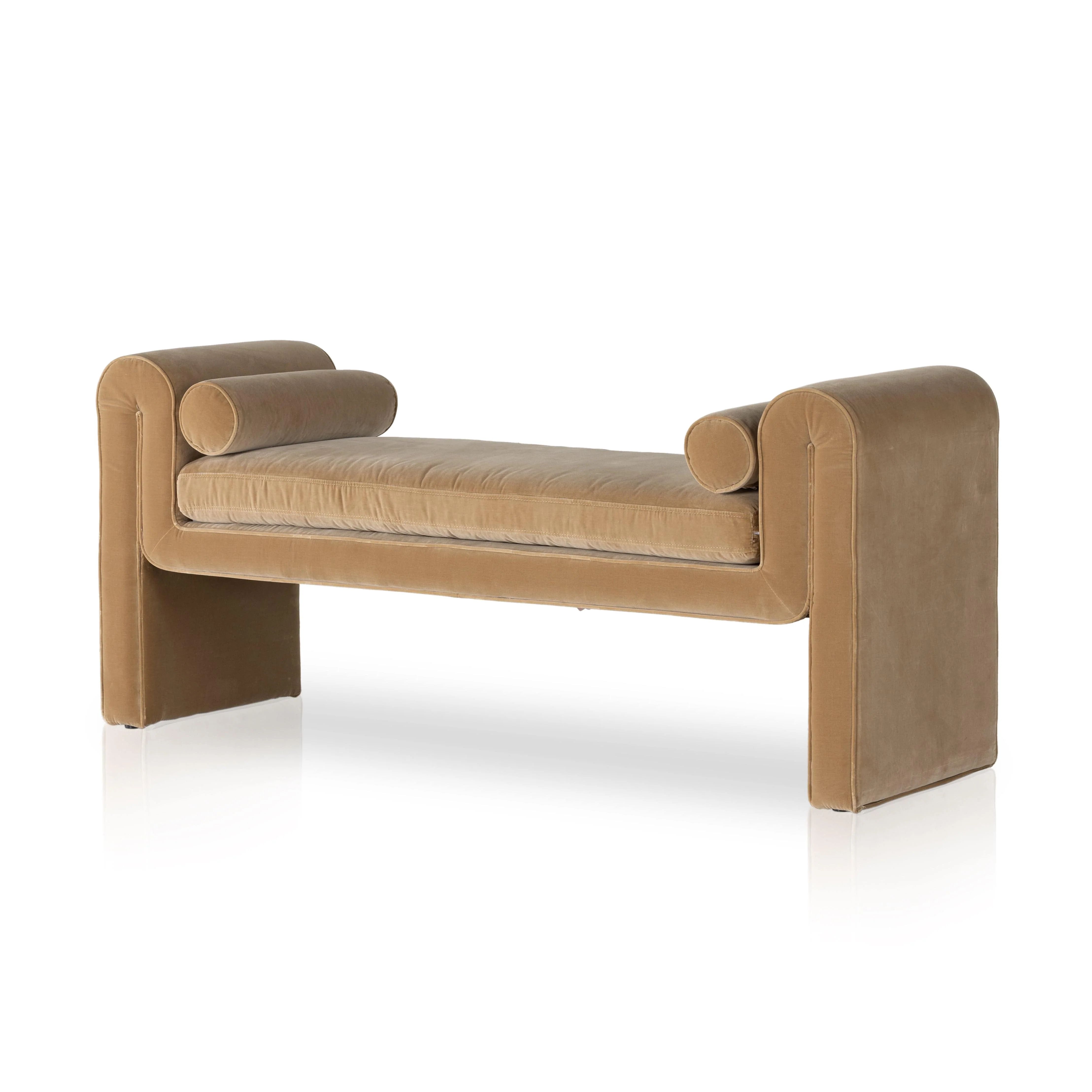 Four Hands Maxwell Accent Bench - Available in 2 Colors | Alchemy Fine Home