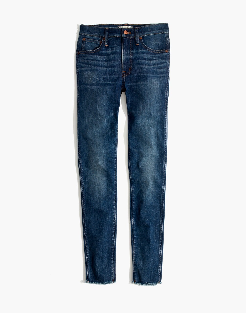 9" High-Rise Skinny Jeans in Paloma Wash: Raw-Hem Edition | Madewell