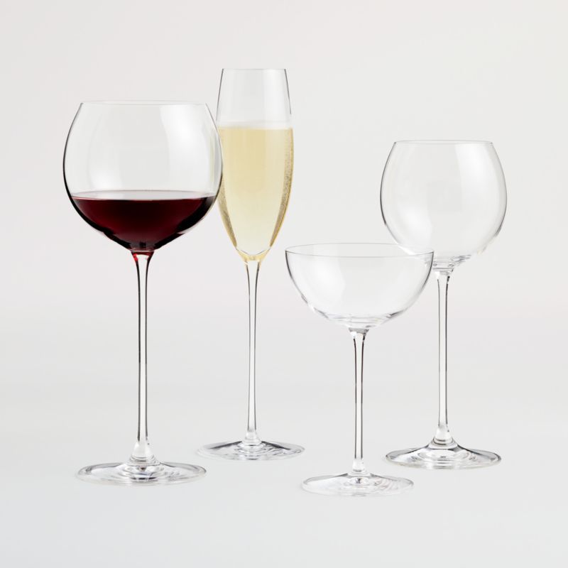 Camille Long Stem Wine Glasses | Crate & Barrel | Crate & Barrel