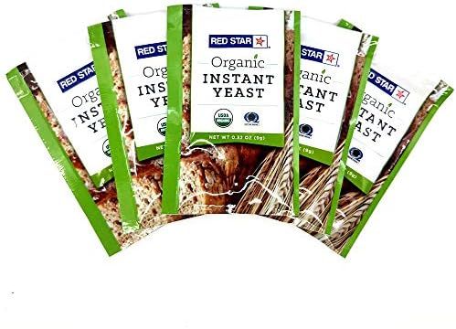Lesaffre Red Star Organic Instant Yeast - 5 Packets | Amazon (US)