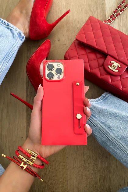 Quad Phone Case- Red | The Styled Collection
