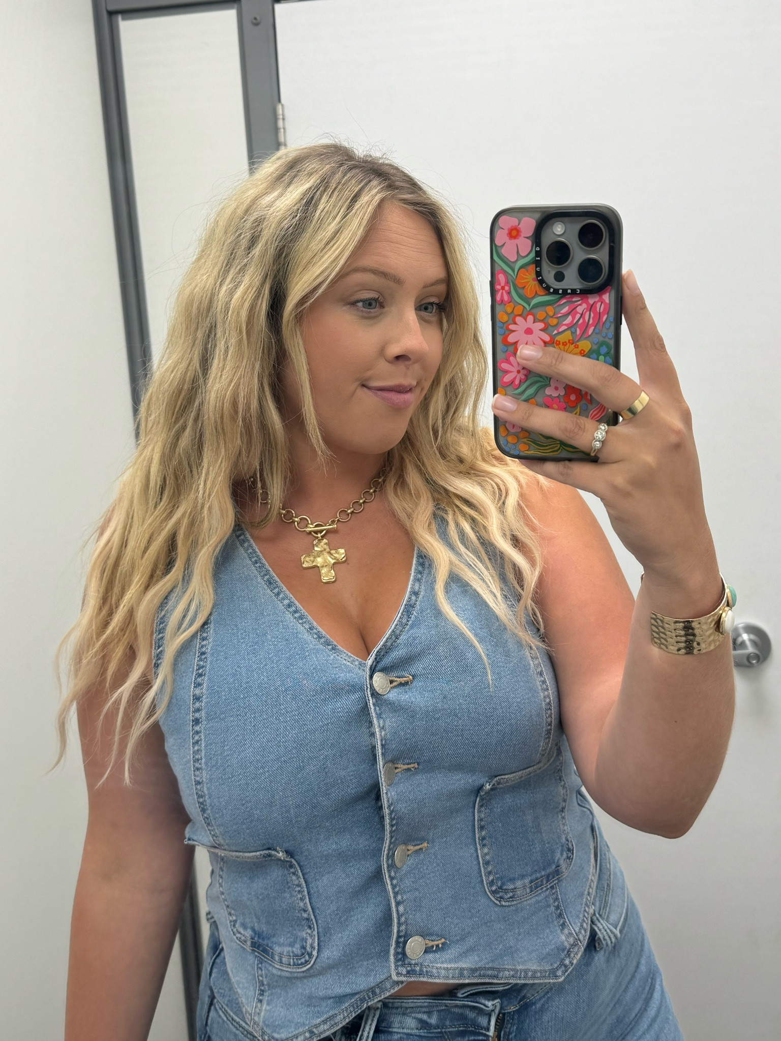 Ok, Walmart with the denim vest!! 

Wearing size medium. Has some stretch!

#LTKMidsize #LTKFindsUnder50 #LTKSeasonal