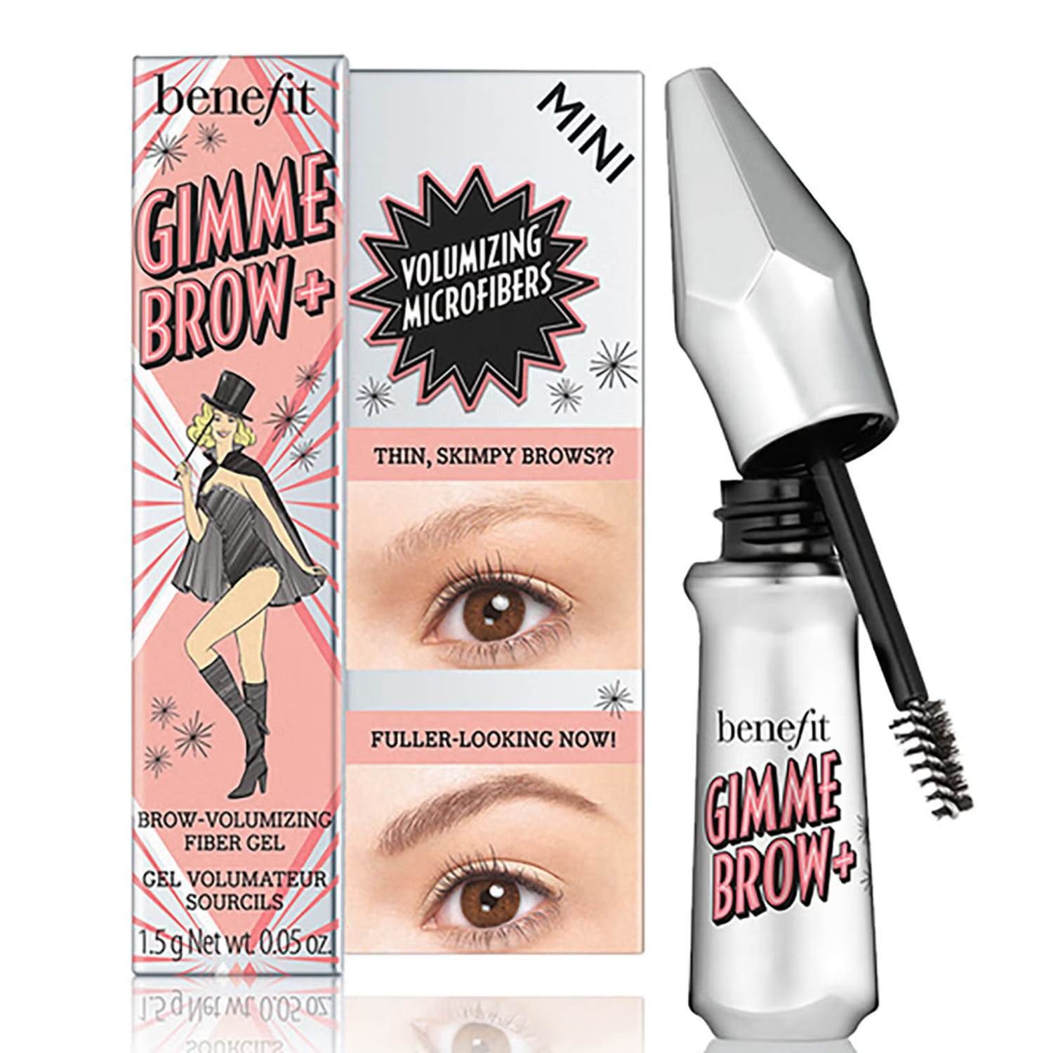 benefit Gimme Brow+ Mini Gel 1.5g (Various Shades) | Look Fantastic (ROW)