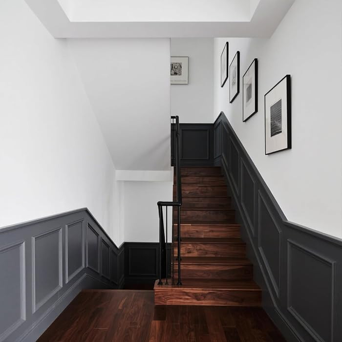 NeatiEase 8 Set Peel and Stick Wall Molding Trim Kit, 24" x24" Premade Wainscoting Panels, Self A... | Amazon (US)