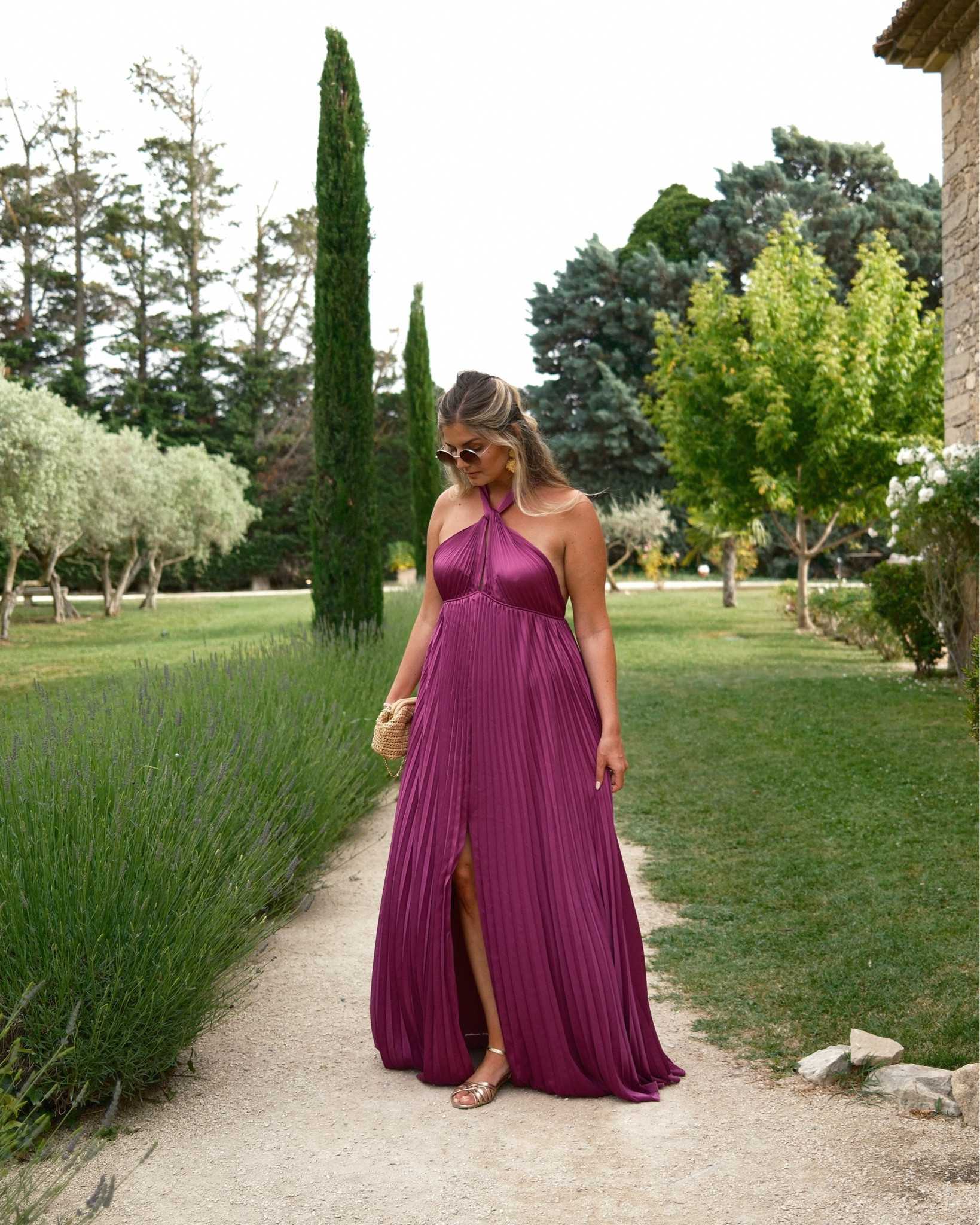 Purple dress 